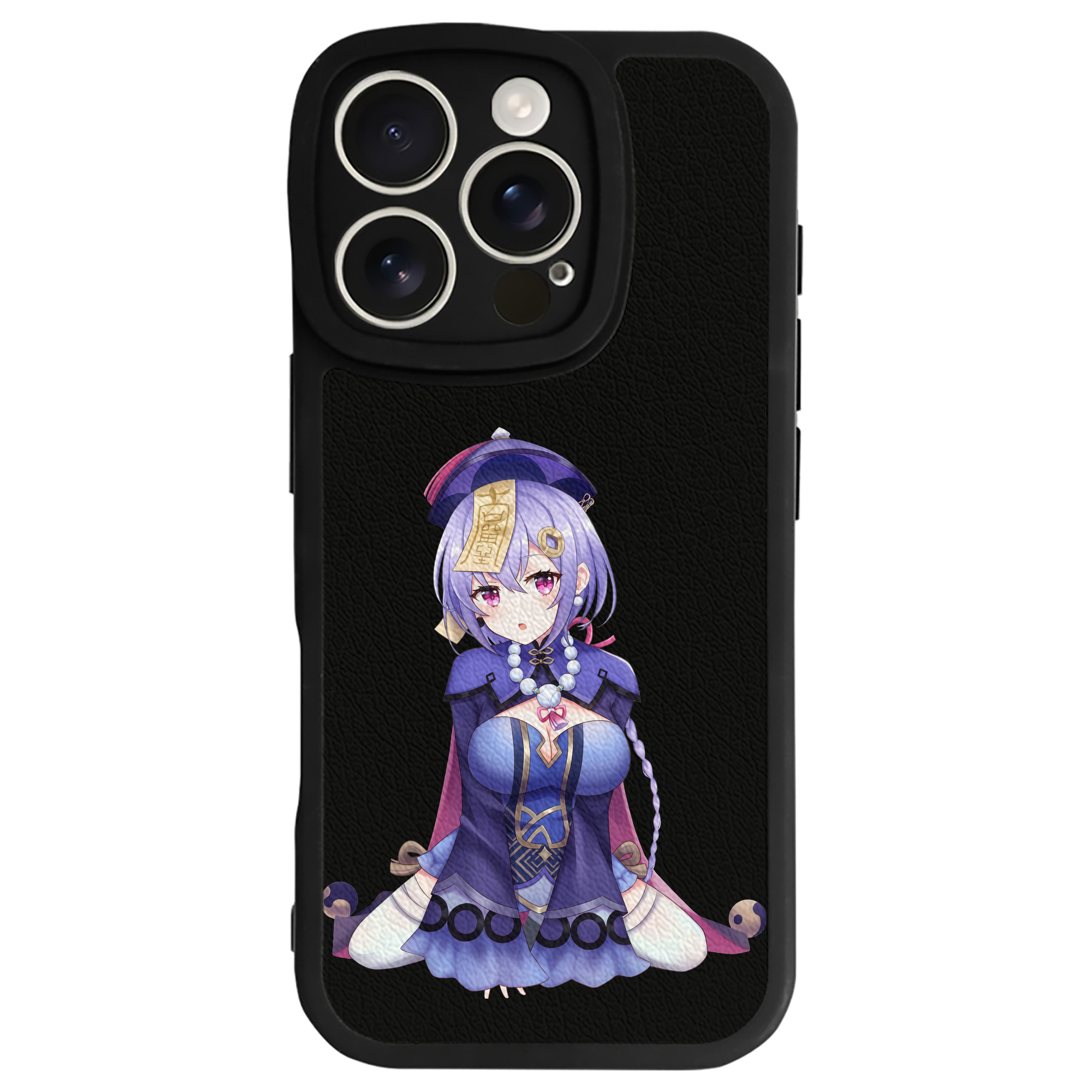 げんし神 七七 なな  genshin Nana 【iPhone 16シリーズ対応】シリコンスマホケース（レザー調） 材質：シリコン